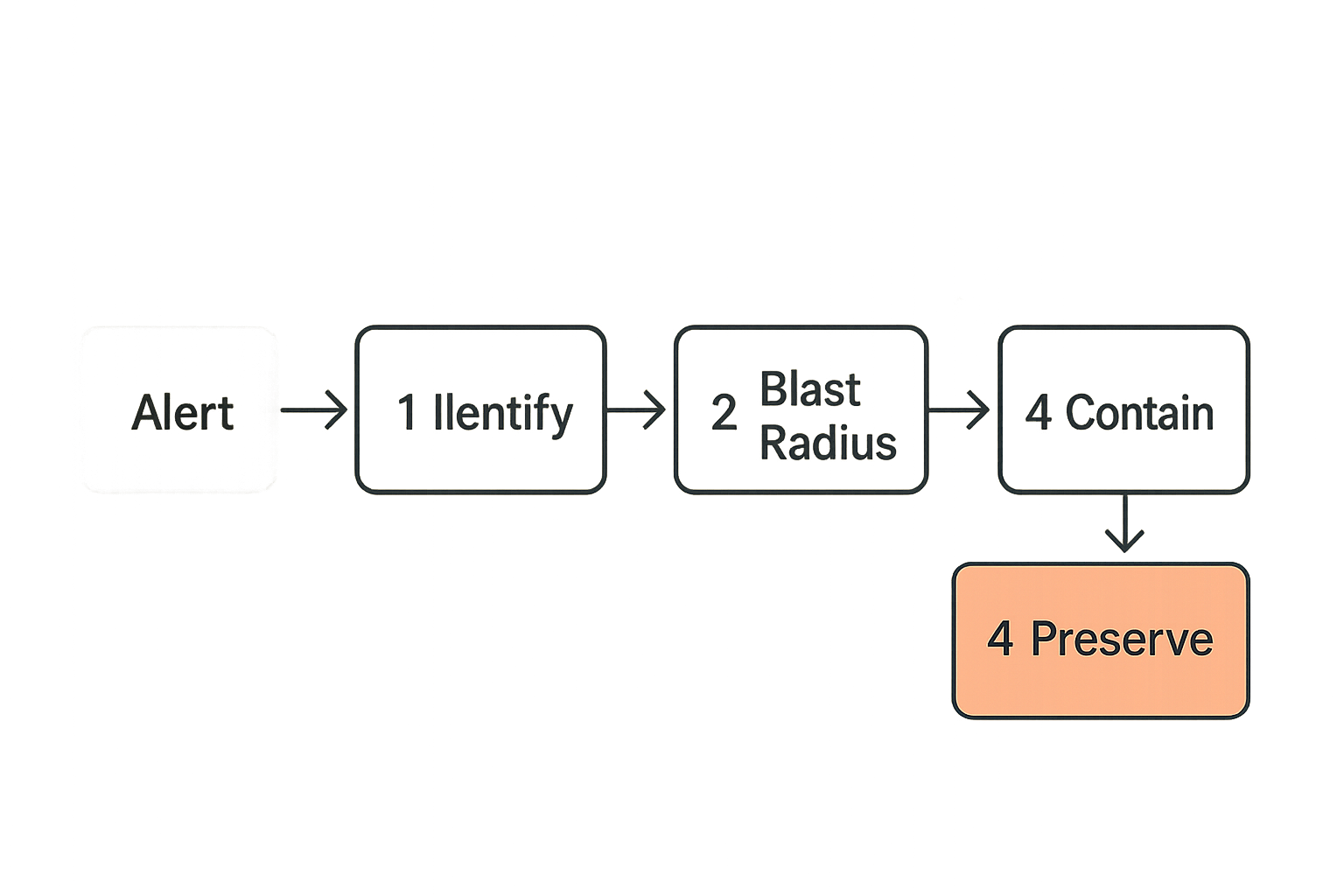 IAM investigation workflow from alert to containment