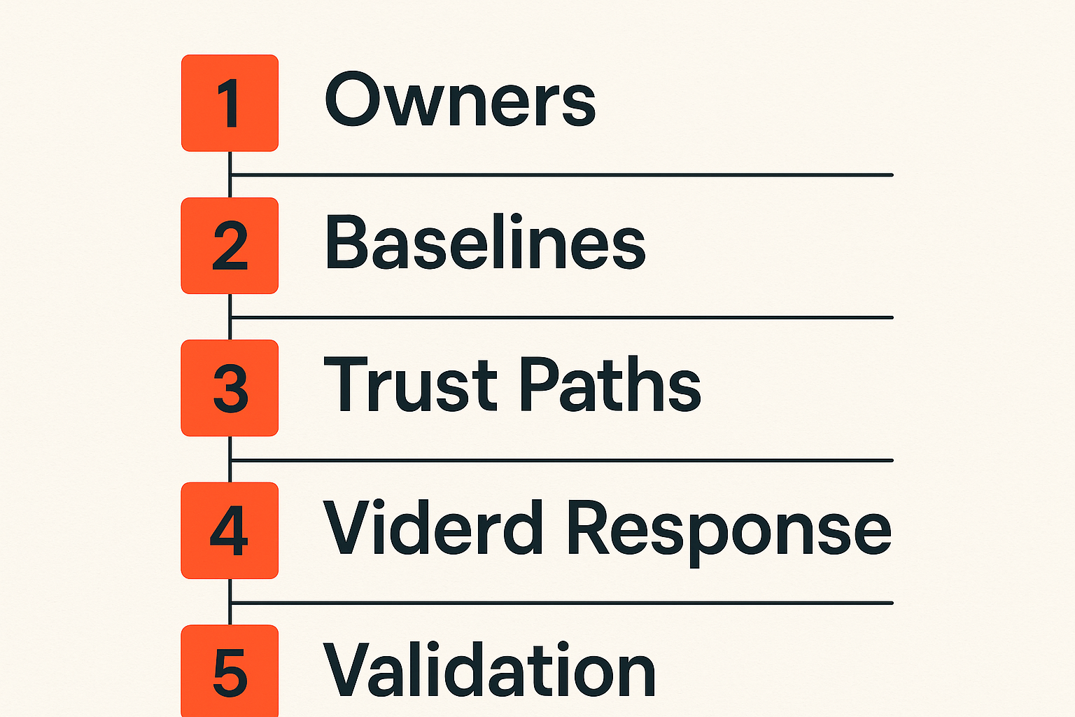 Checklist of effective IAM security operations practices