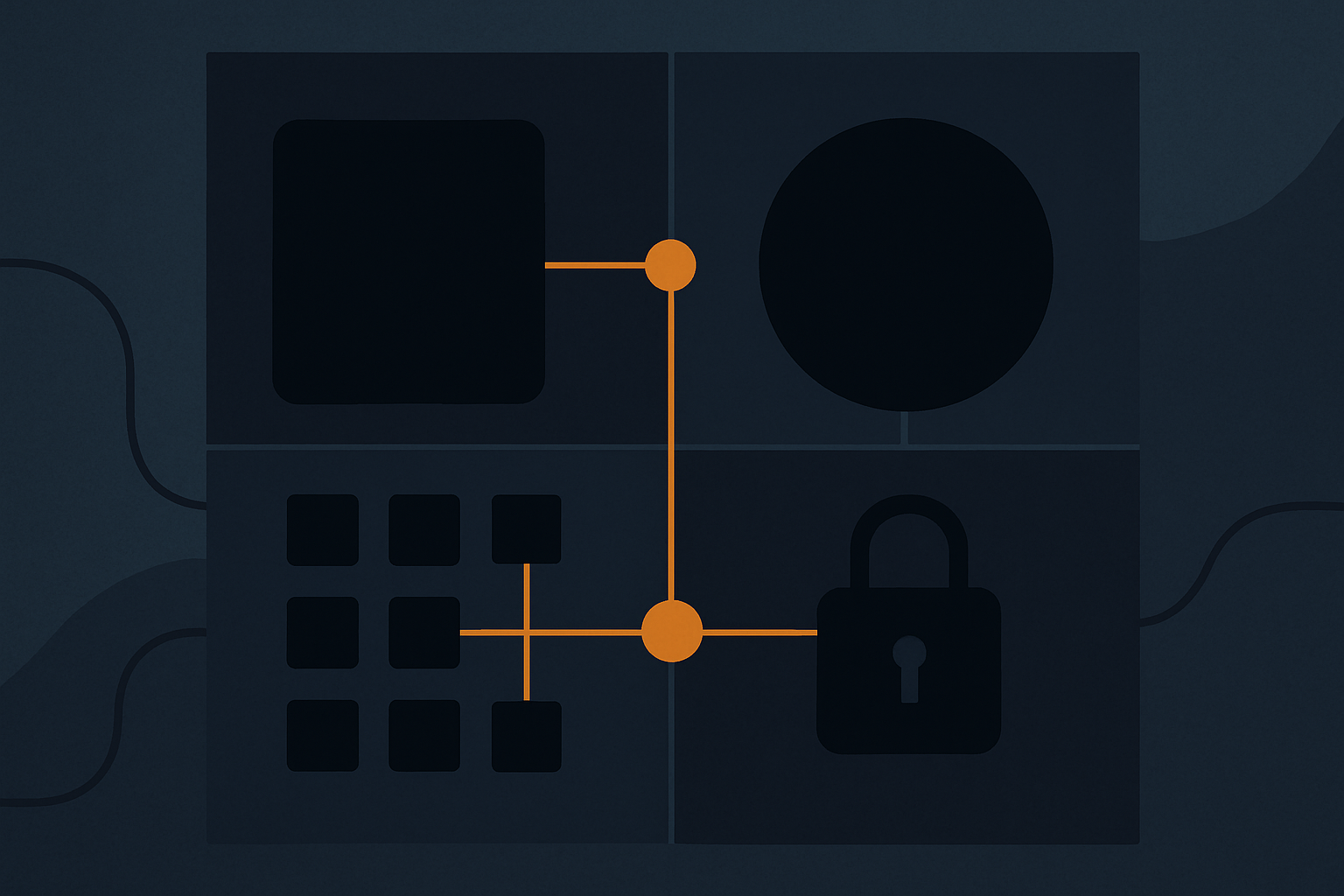Four-quadrant visual taxonomy of security automation playbook types by risk and automation level