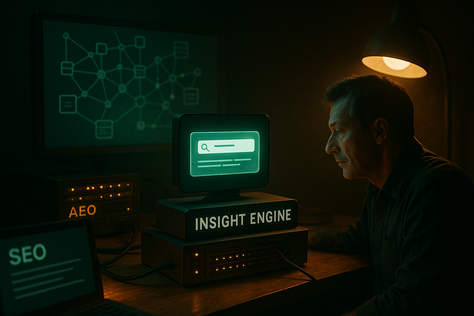 Insight Engine Architecture for AEO: How Websites Get Found and Cited by AI Answers featured image