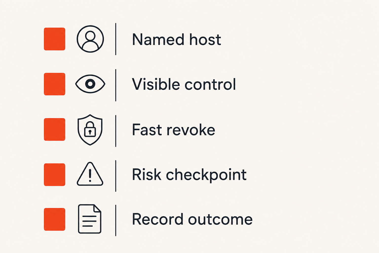 Checklist for safer collaborative screen sharing sessions