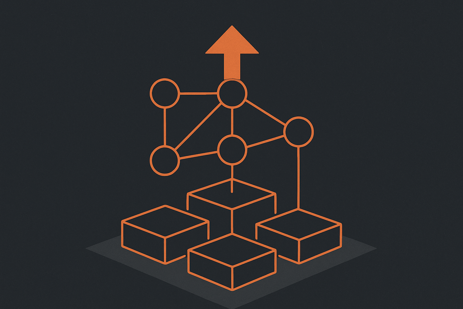 Visual metaphor for HR infrastructure supporting product team velocity and throughput