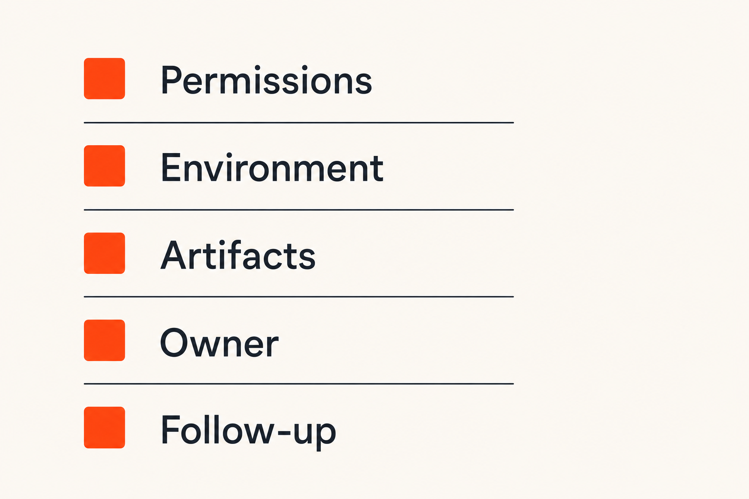 Checklist for safe and useful screen sharing during engineering work