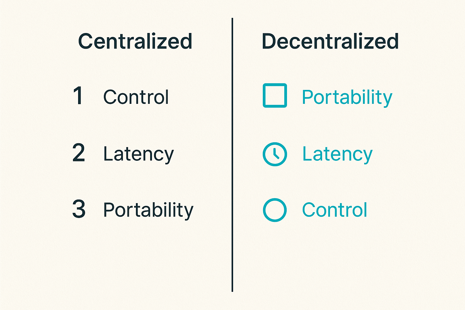 Comparison of centralized cloud, edge platforms, and decentralized compute marketplaces