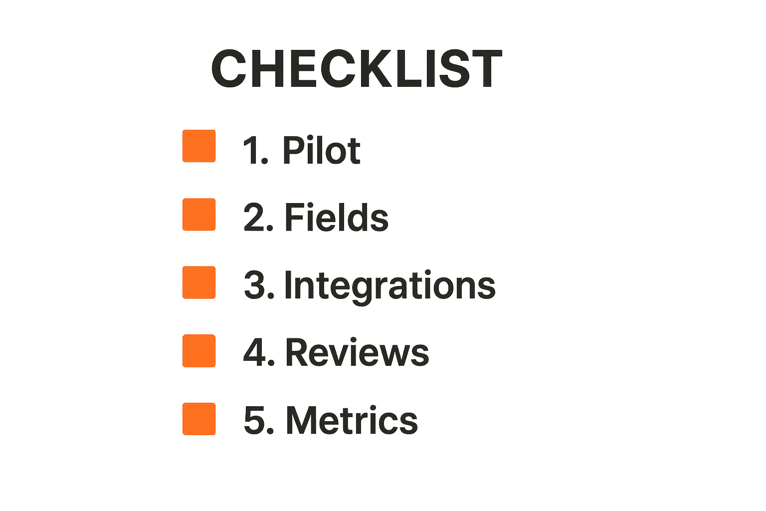 Checklist for rolling out Asana to a SaaS or small business team