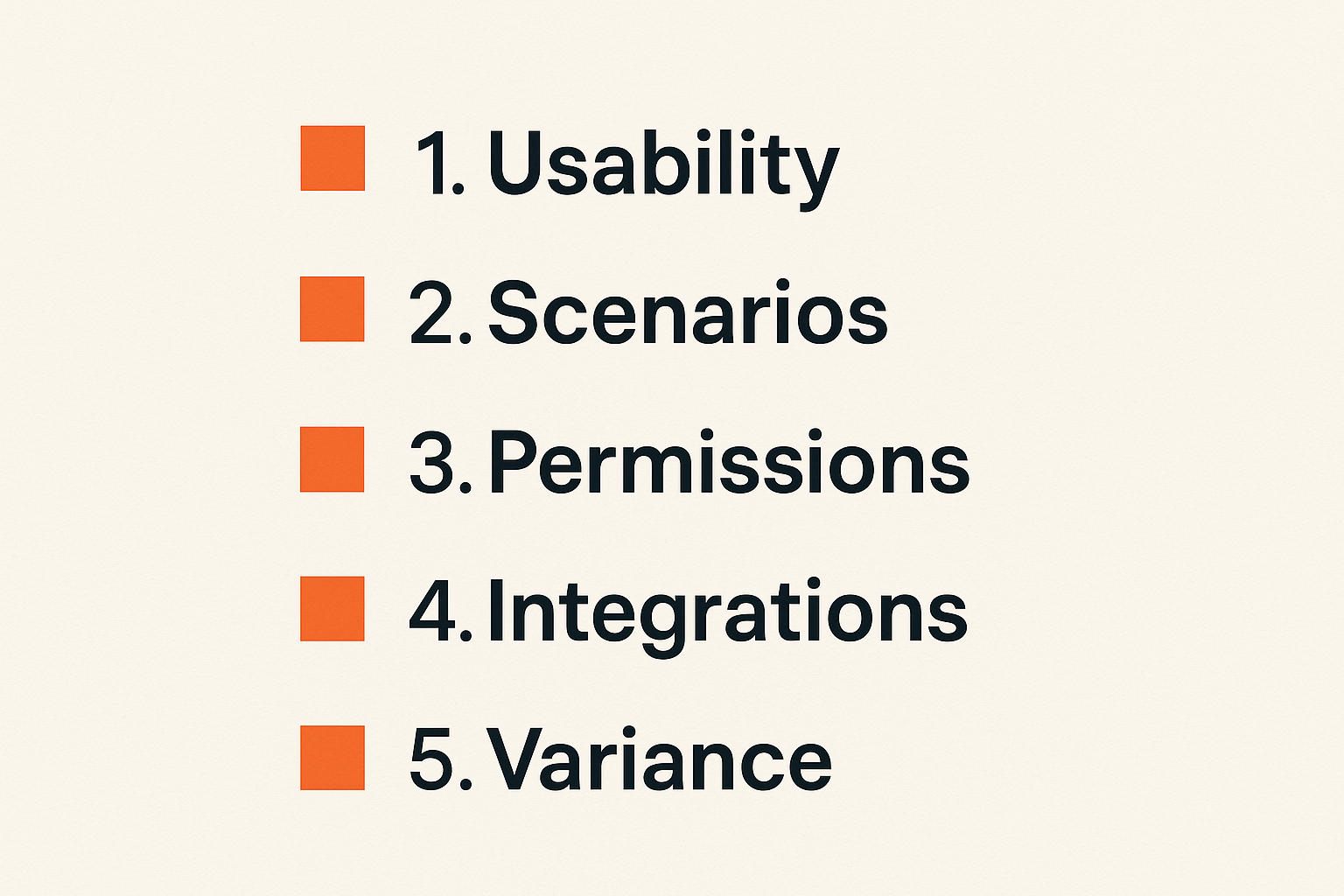 Checklist for evaluating budgeting software before purchase