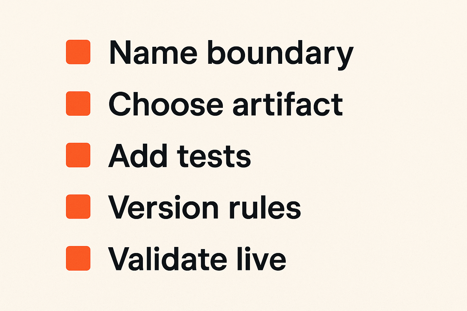 Checklist for selecting the right standard surface in an agent workflow