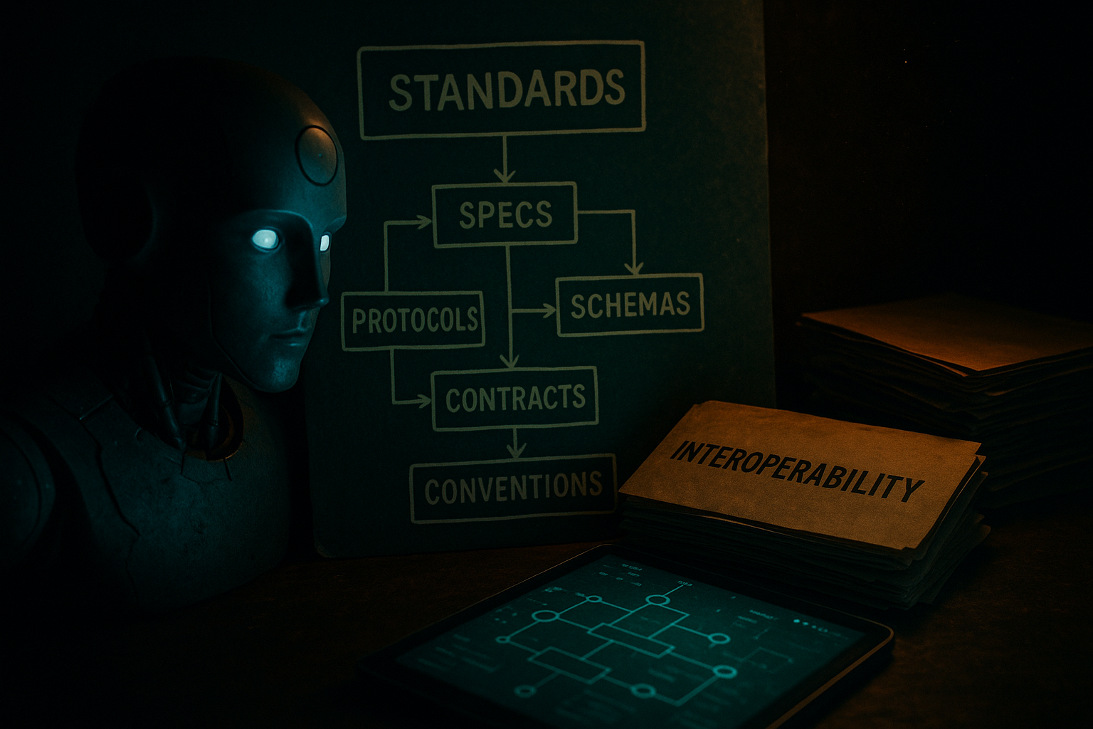 Synonyms of Standards in AI Agent Systems: Specs, Protocols, Schemas, Contracts, and Conventions