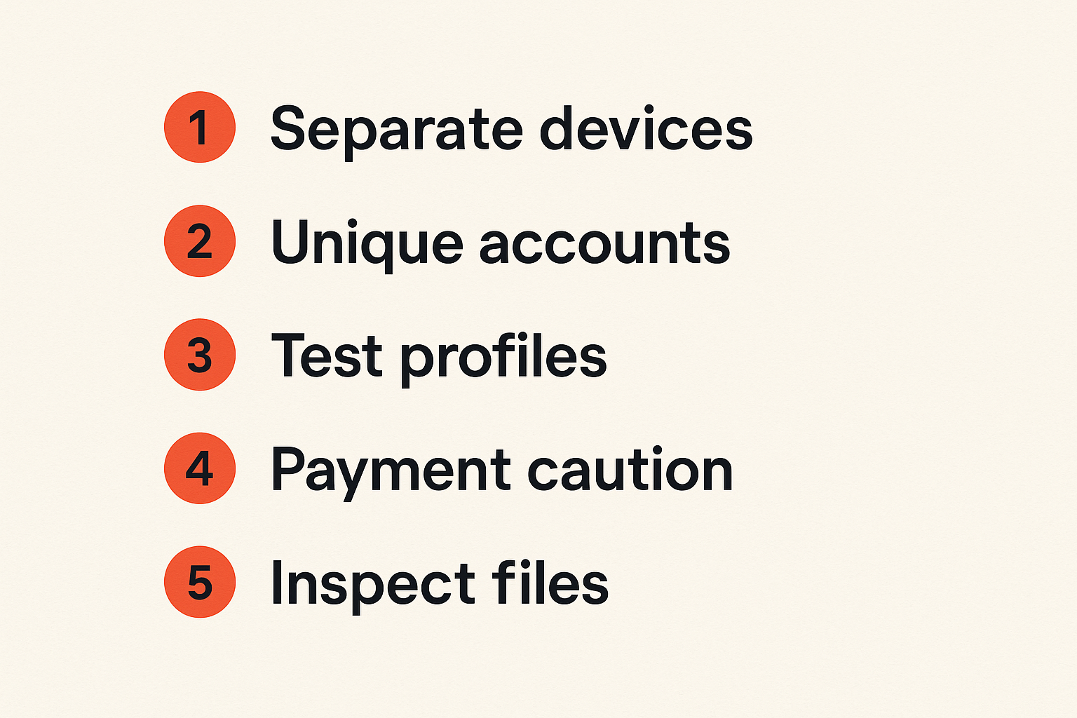 Checklist of privacy and safety boundaries for a home media setup