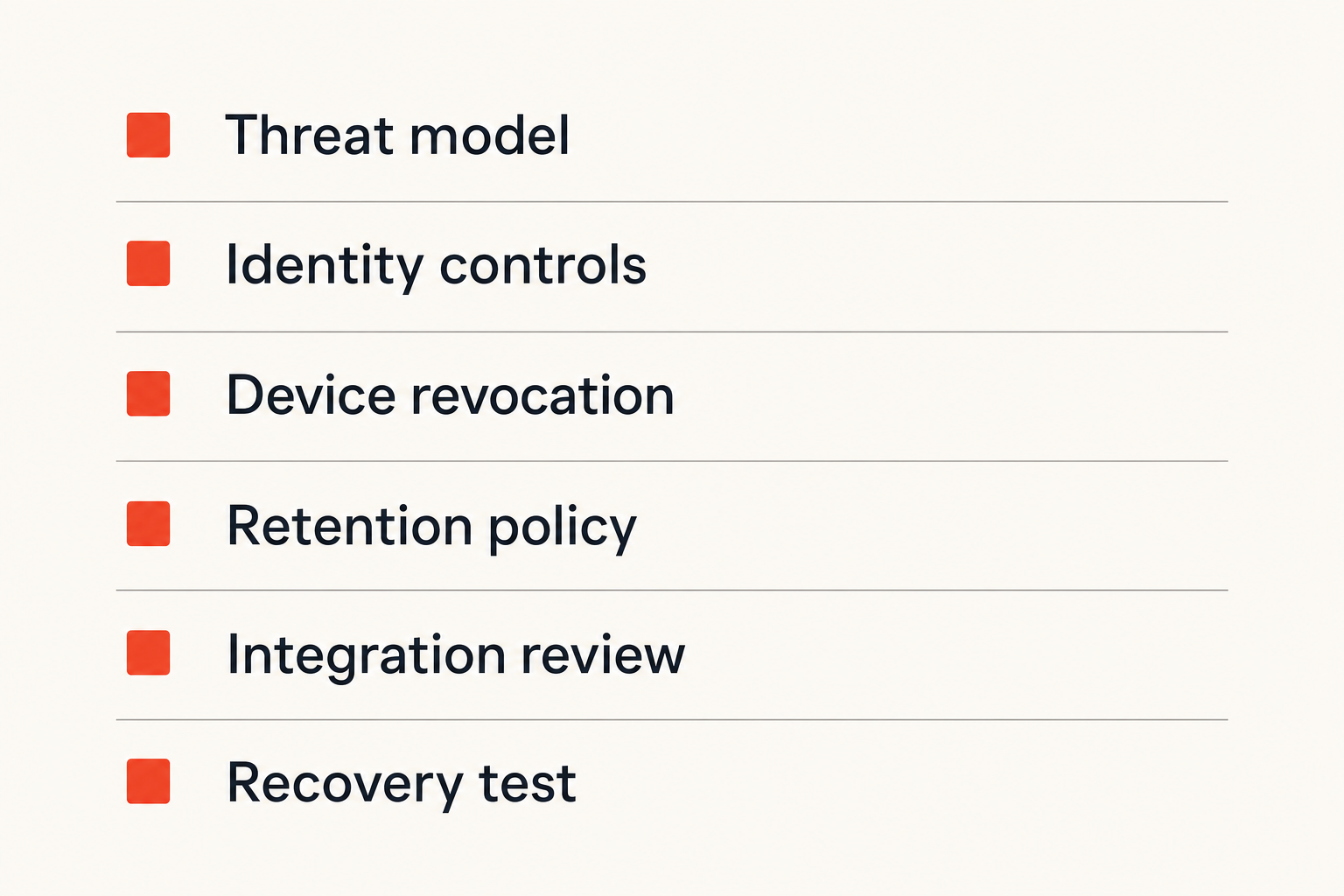 Checklist for implementing SaaS encrypted messaging