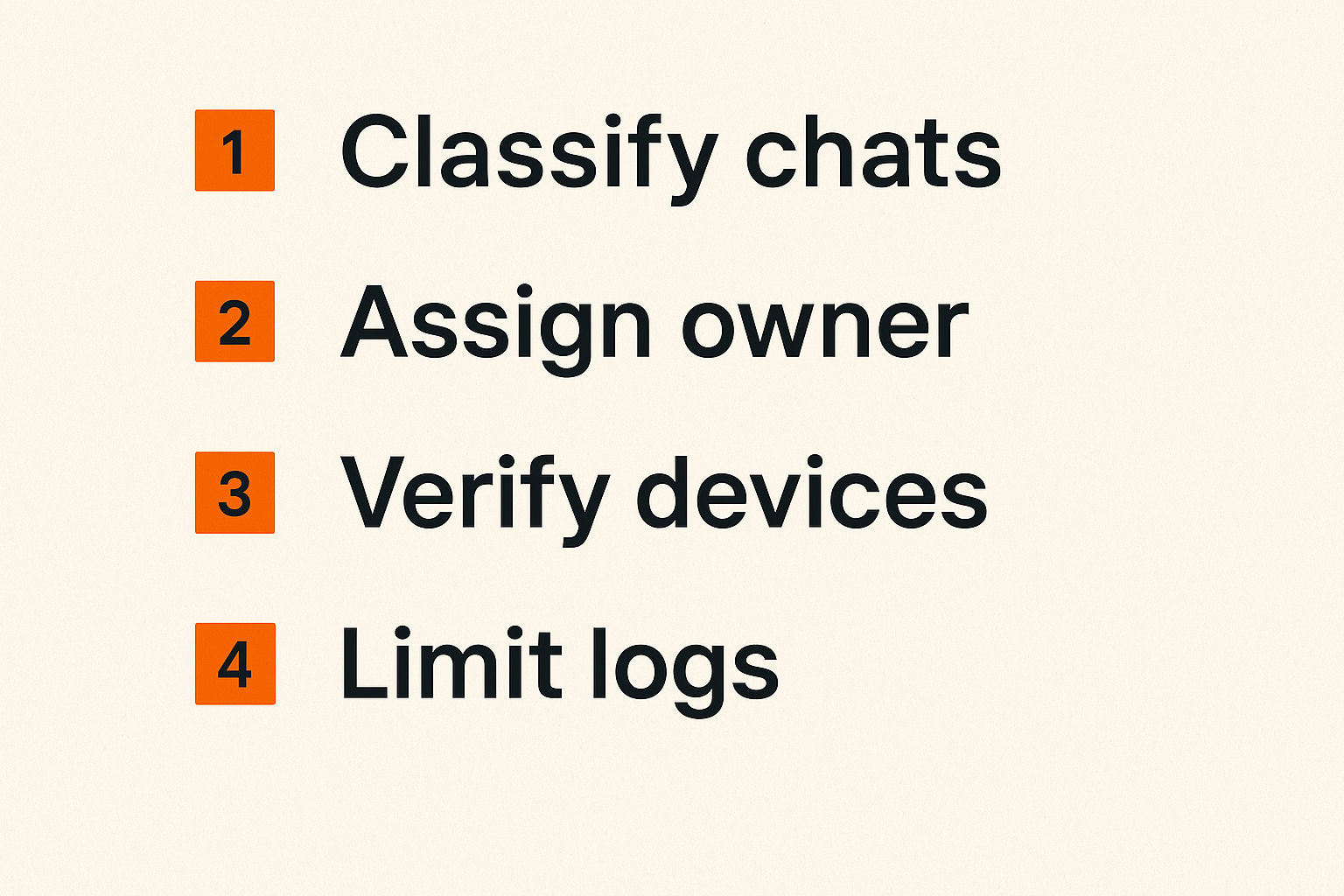 Checklist for rolling out secure messaging to a remote team